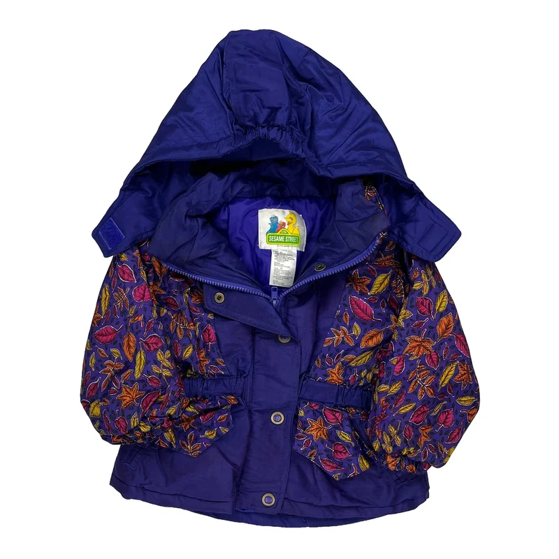 Age 3 Sesame Street Floral Jacket - 2XS Purple Polyester
