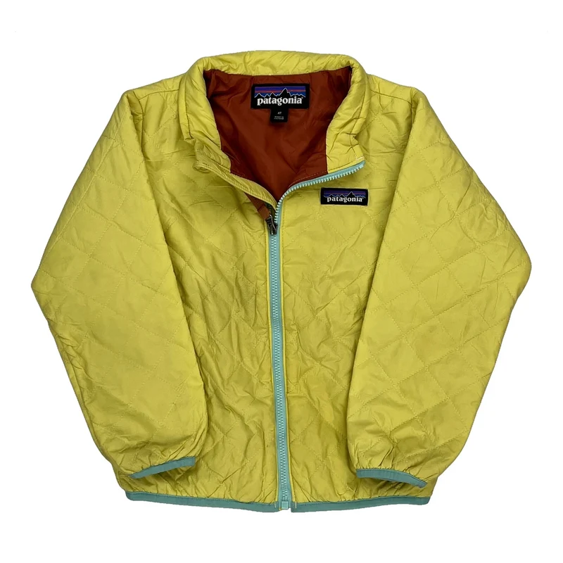 Age 4 Patagonia Jacket - XS Yellow Polyester