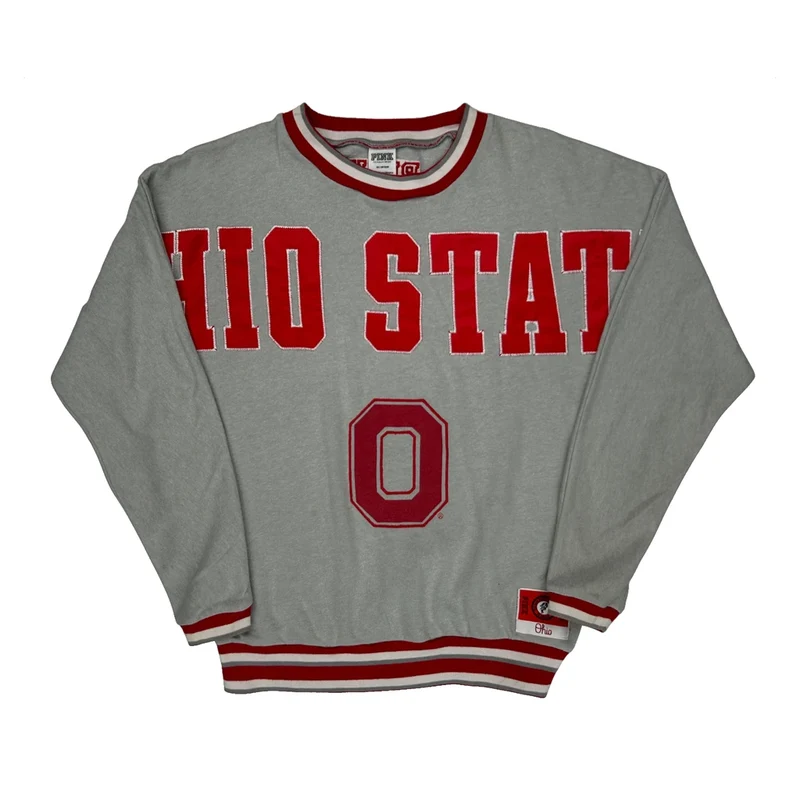 Ohio State Victoria'S Secret College Sweatshirt - XS Grey Cotton