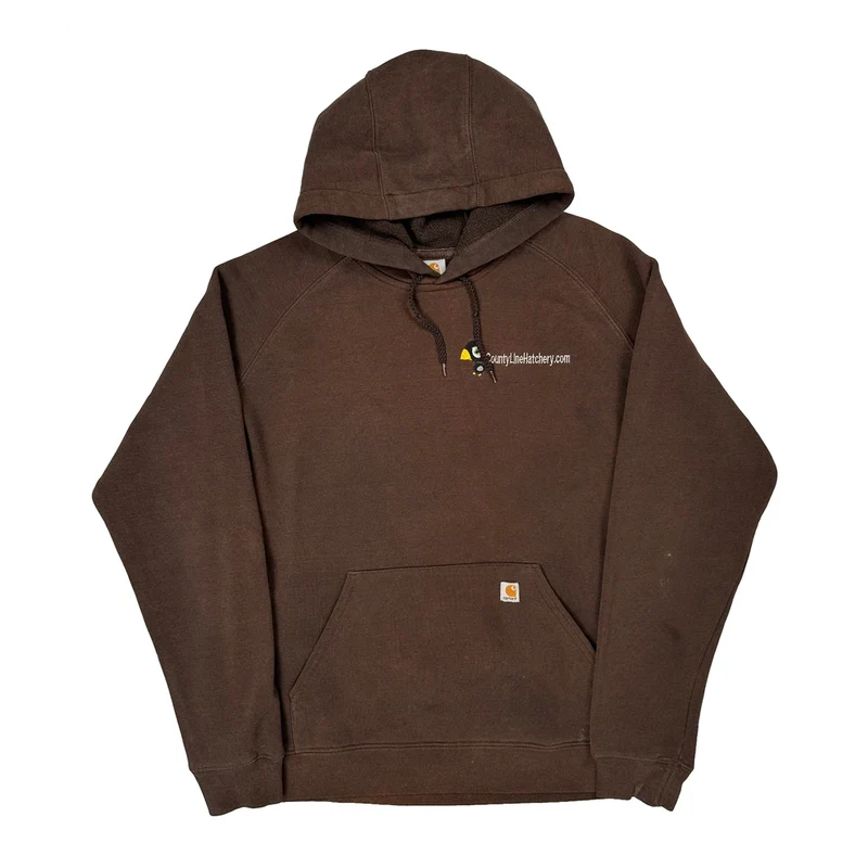 Carhartt Hoodie - Medium Brown Cotton Blend