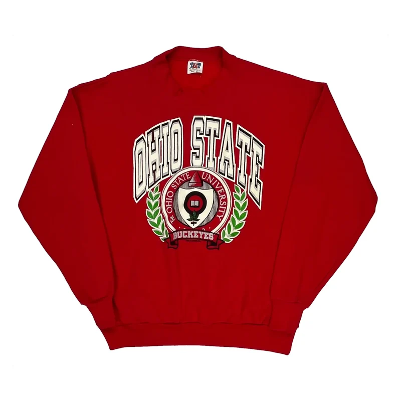 Ohio State University Tnt College Sweatshirt - XL Red Cotton