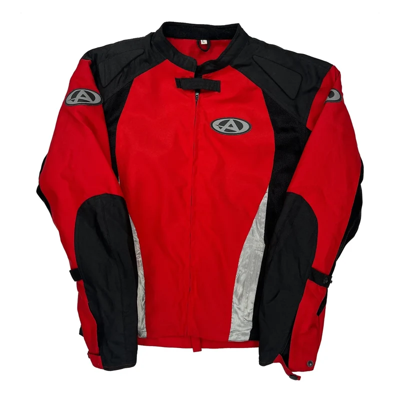 Unbranded Motorcycle Jacket - Large Red Polyester