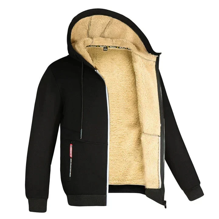 Heren Hoodie met Rits en Capuchon - Comfortabele Regular Fit