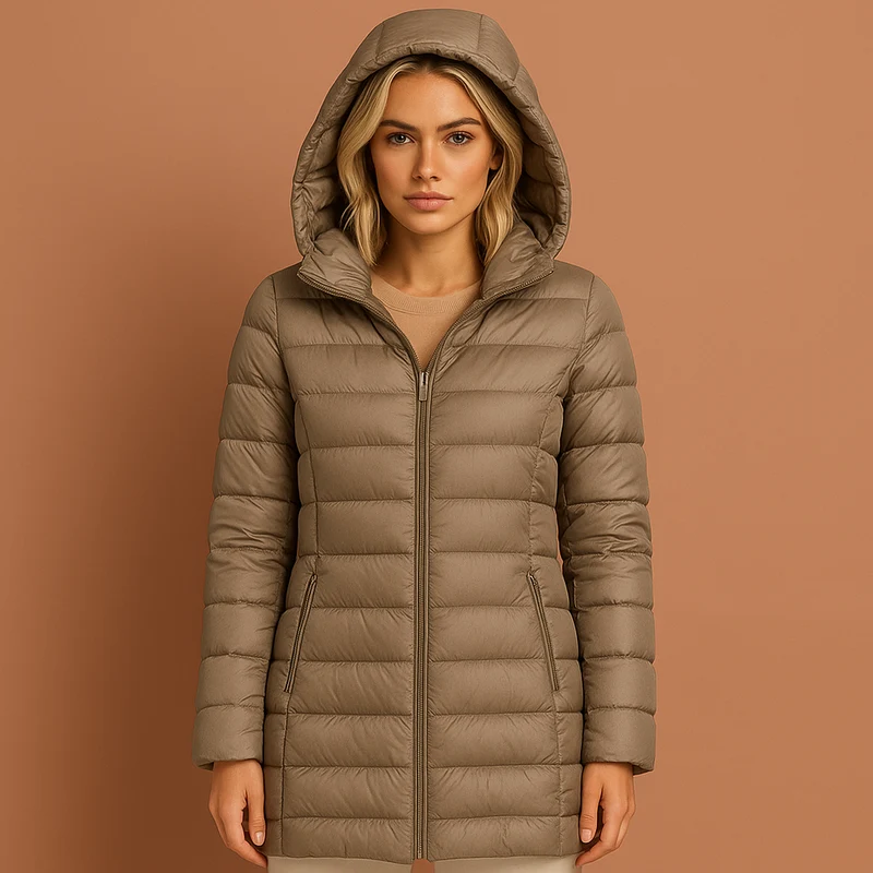 Dames Lichtgewicht Gewatteerde Jas voor Herfst & Winter
