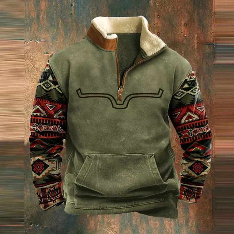 Heren Pullover met Halve Ritssluiting: Stijlvol & Comfortabel