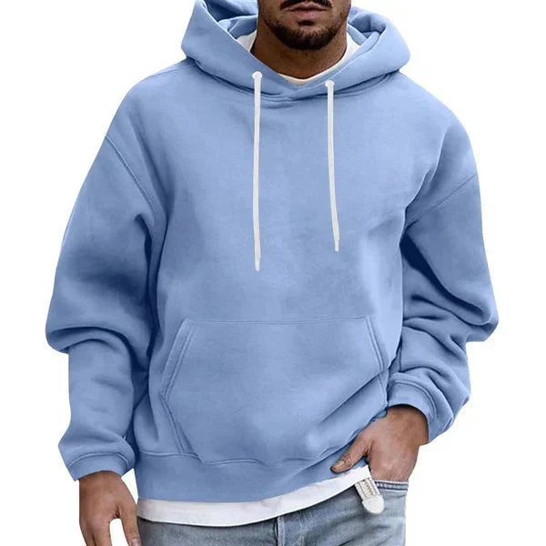 Comfortabele Heren Hoodie met Buikzak – Perfect voor Casual Stijl