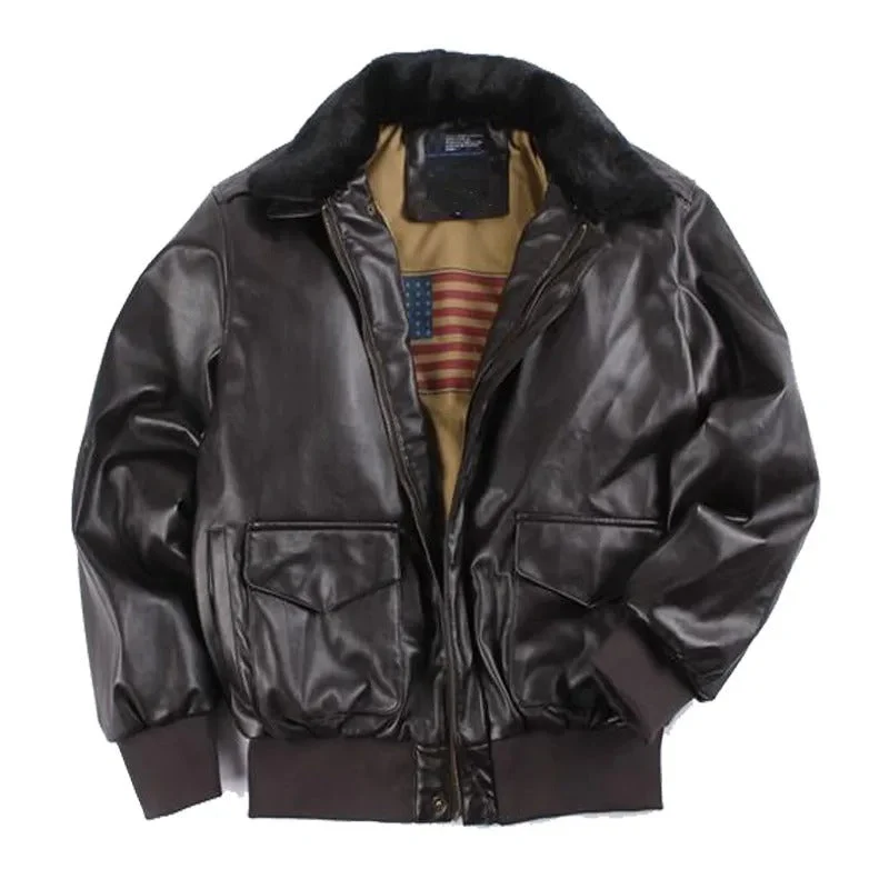 Dames Vintage Leren Motorjas - Tijdloze Stijl voor de Winter