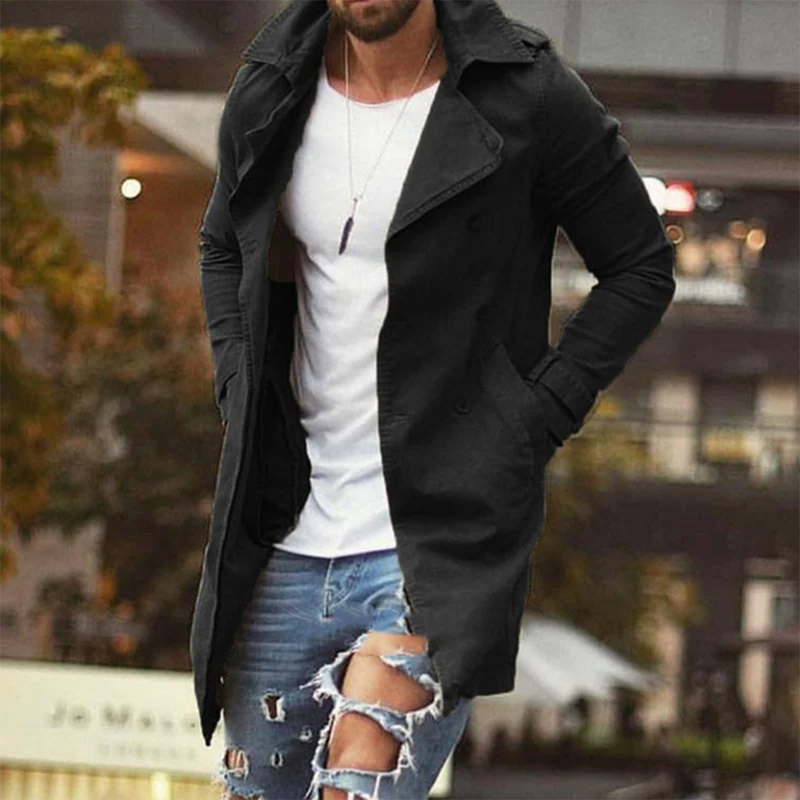 Zomerjas voor Mannen - Parka Stijl - Comfortabele Lange Jas