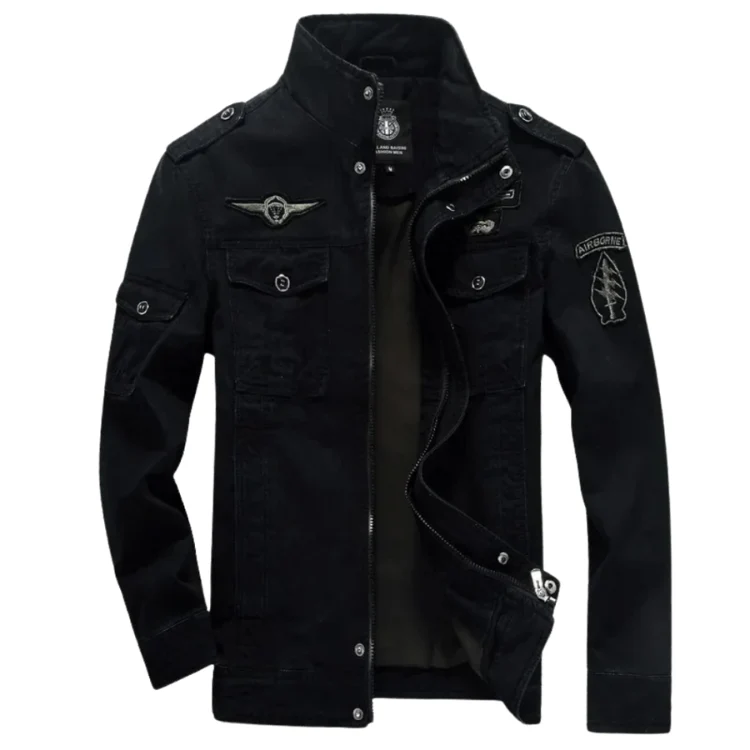 Jaxon Tussenjas Heren - Robuuste Militaire Stijl