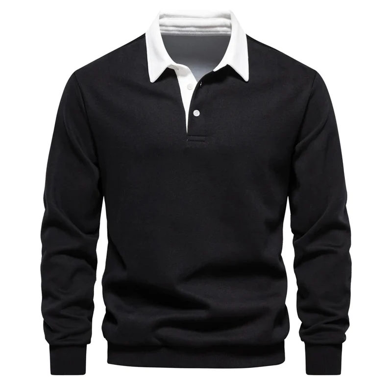 UrbanEase Polo Sweatshirt Heren - Stijlvol en Comfortabel