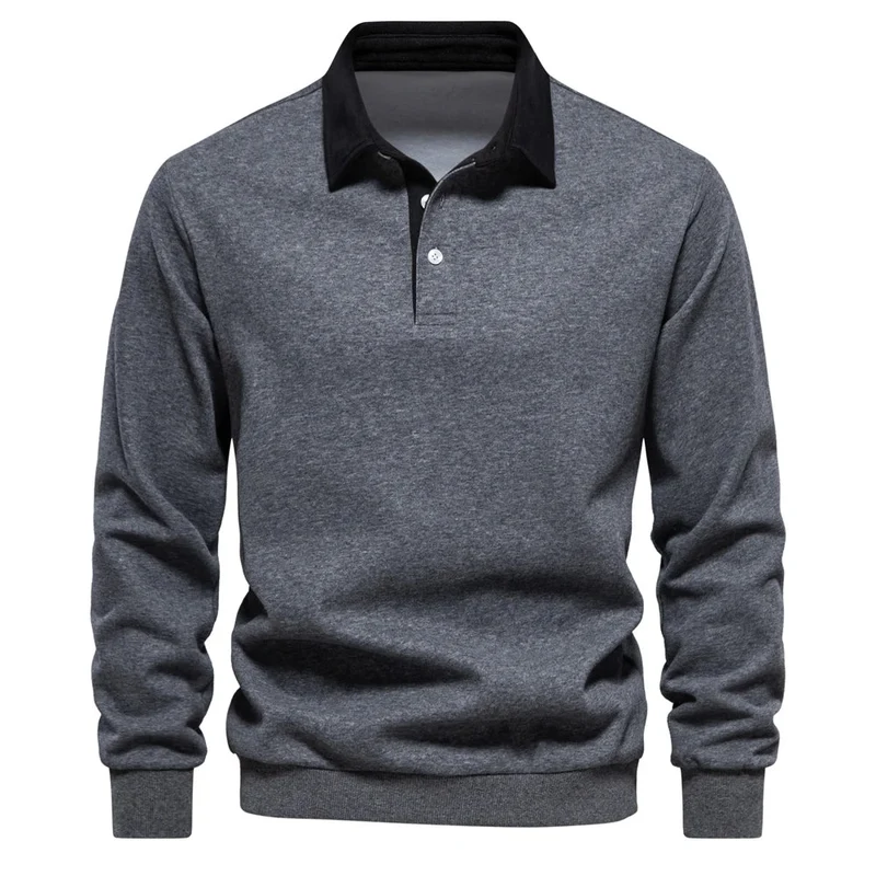 UrbanEase Polo Sweatshirt Heren - Stijlvol en Comfortabel