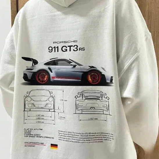 Unisex Oversized Racing Hoodie – Ultiem Comfort & Stijl