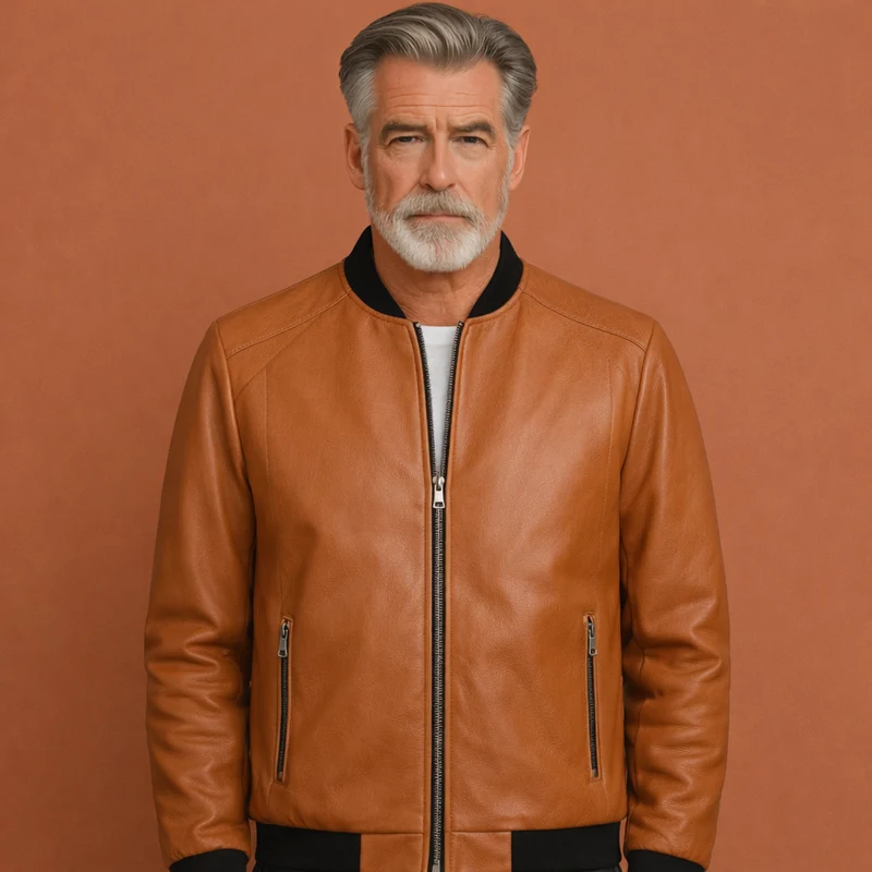 Heren Elegante Motorjas - Stoer Tijdloos Design