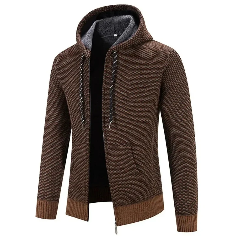 Heren Comfort Hoodie met Ritssluiting