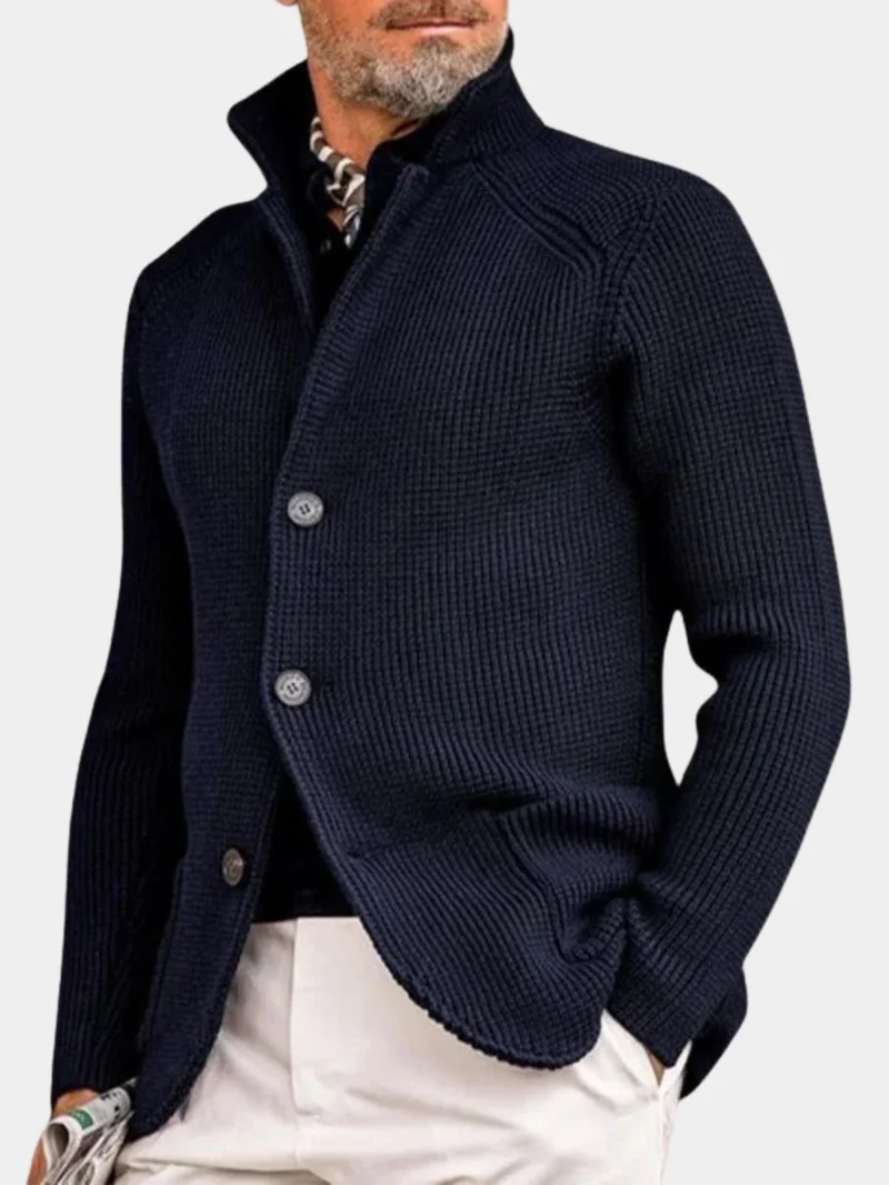 Heren Gebreid Cardigan – Tijdloze Stijl en Comfort