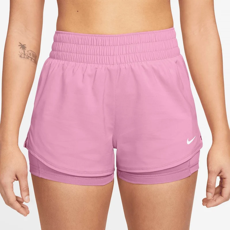 One Dri-FIT 2-in-1 damesshorts (8 cm)