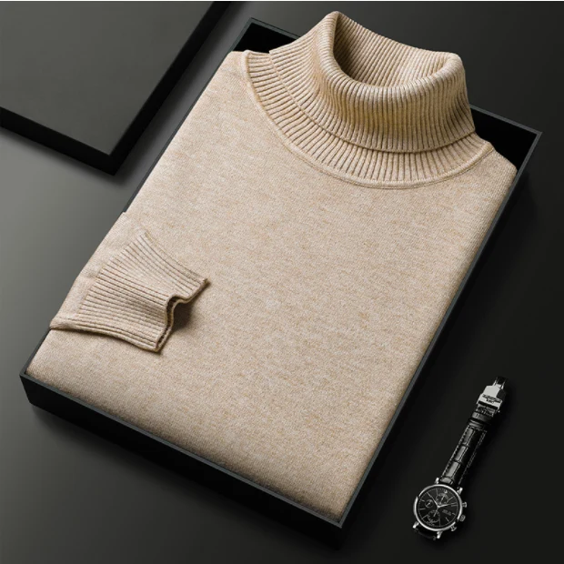 Brylon Luxe Heren Coltrui - Comfortabele en Warme Truien