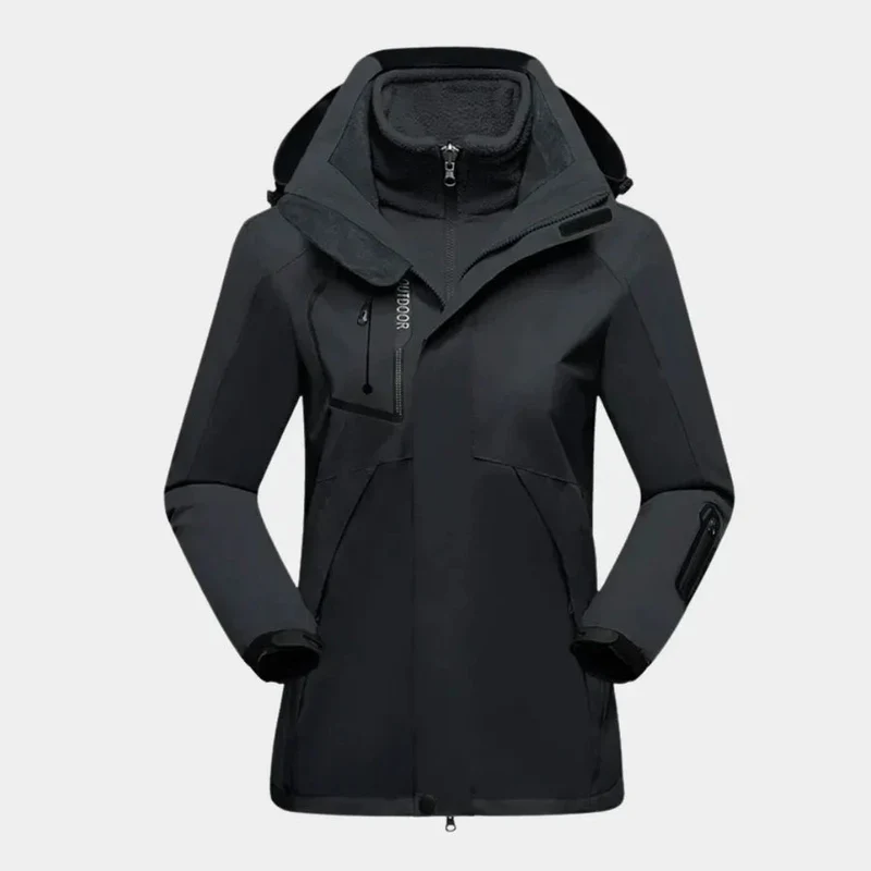 Dames Waterdichte Winterjas voor Outdoor Avonturen