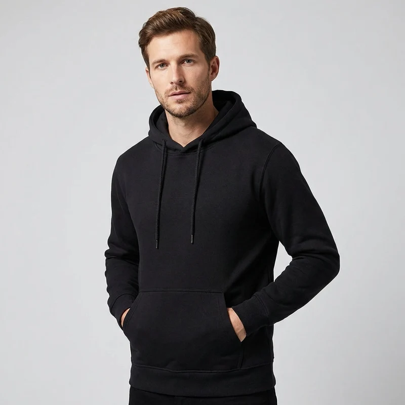 Heren Casual Hoodie - Comfortabel en Stijlvol