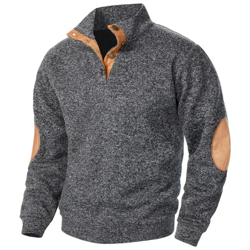 Heren Outdoor & Casual V-hals Sweatshirt - Comfort & Stijl