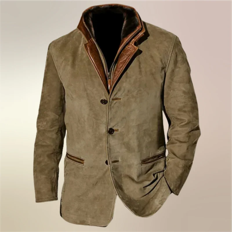 Vintage Jas | Luxe Stijlvolle Herenjas - Slim Fit