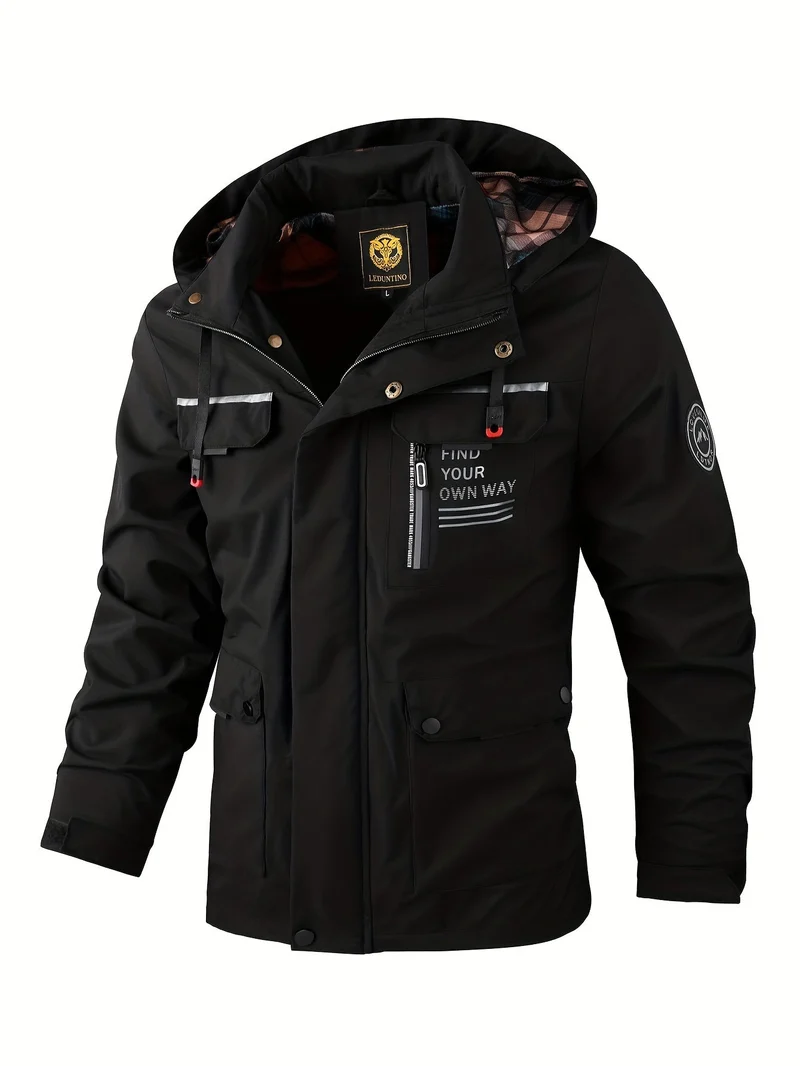 Heren Waterdichte Winterjas – Ideaal voor Outdoor Activiteiten
