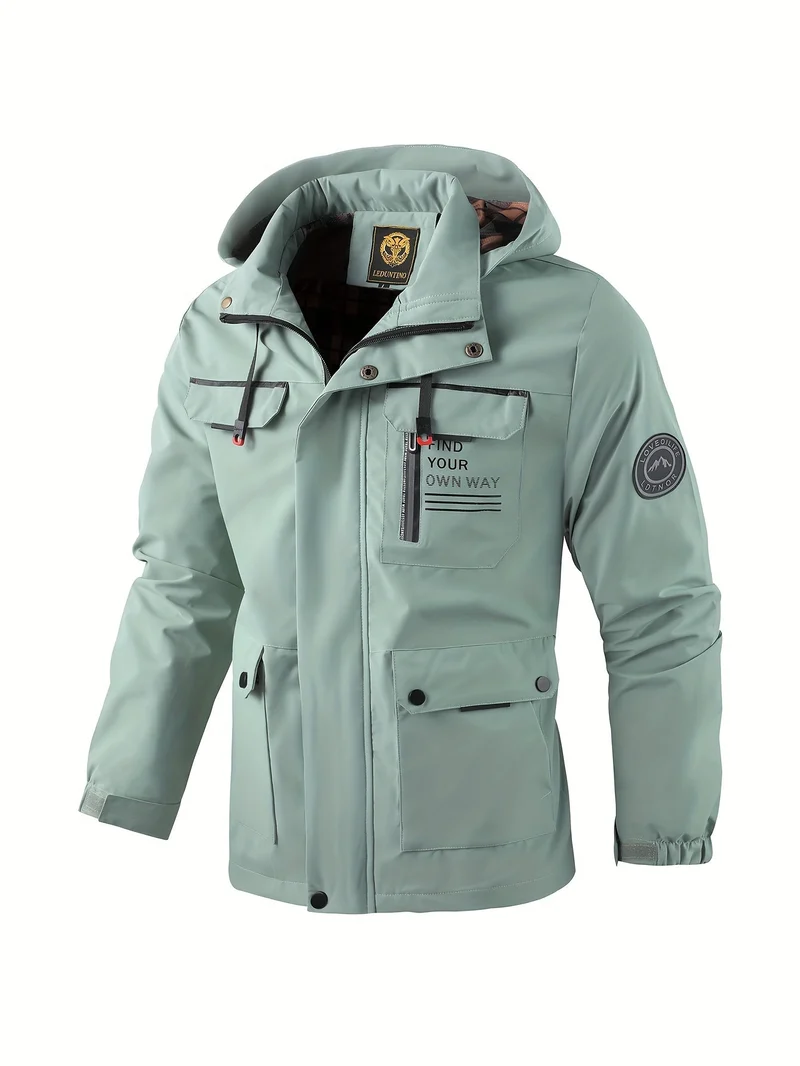 Heren Waterdichte Winterjas – Ideaal voor Outdoor Activiteiten