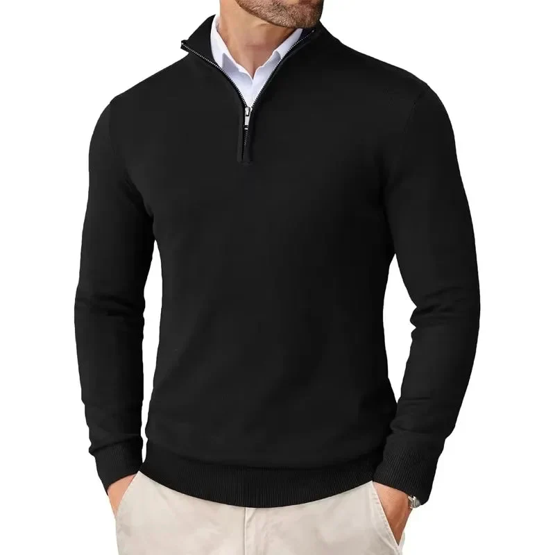 Heren Half-Zip Trui | Comfortabel en Stijlvol