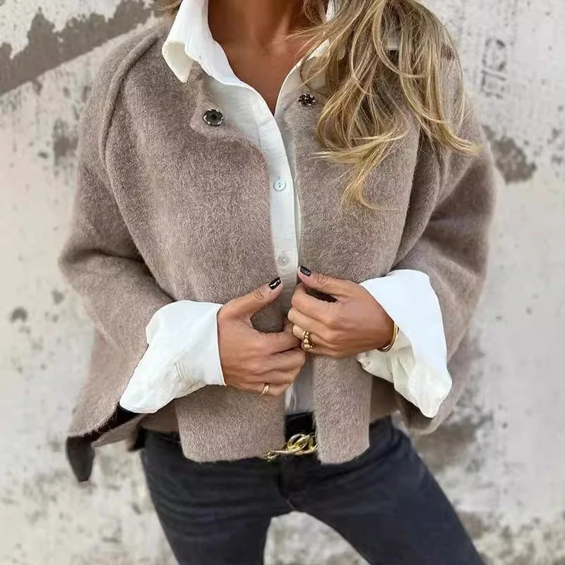 Elegante Halflange Dames Jas - Vrijetijdslook en Comfort