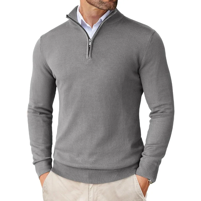 Luxe Heren Trui - Halve Rits | Comfort & Stijl