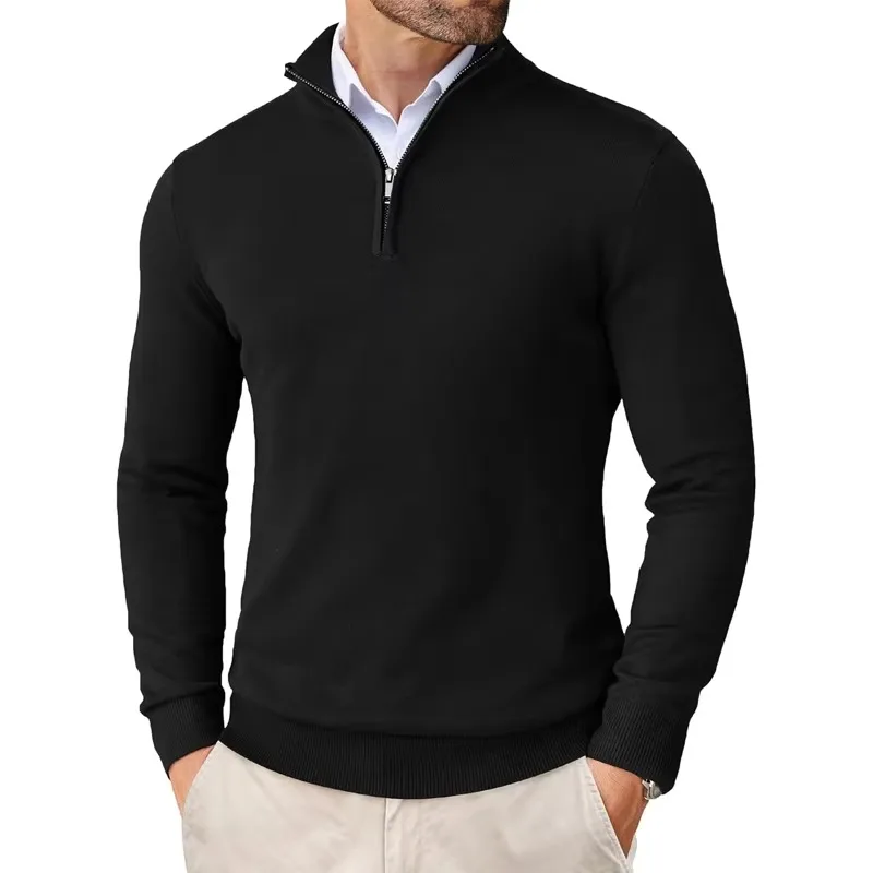 Luxe Heren Trui - Halve Rits | Comfort & Stijl