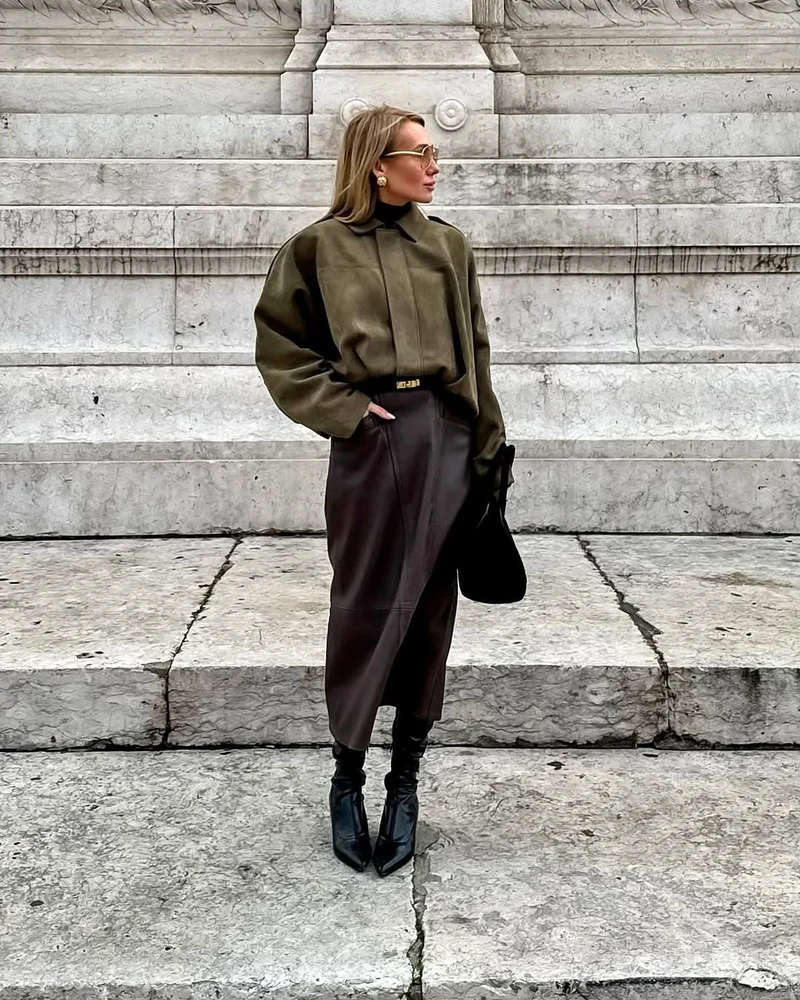 Fabiane Oversized Damesjas - Warm & Stijlvol