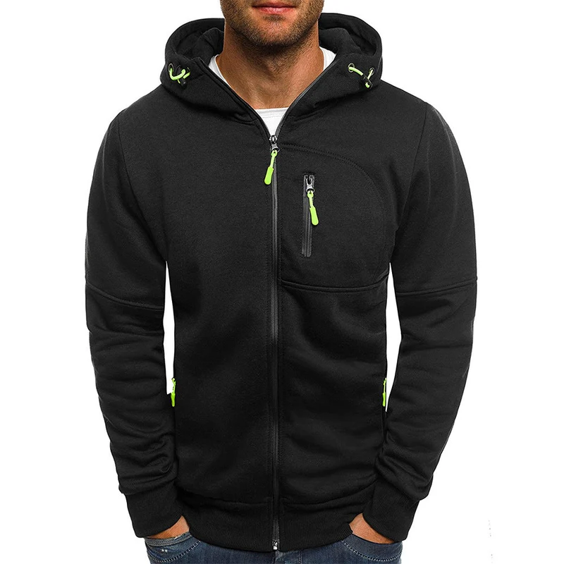 Heren Hoodie | Met Capuchon en Rits - Trendy Stijl