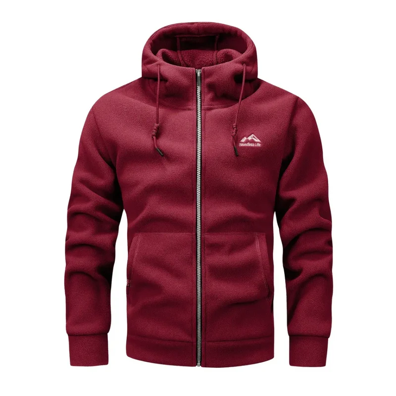 Heren Fleece Hoodie - Warm & Ademend - Wintercollectie