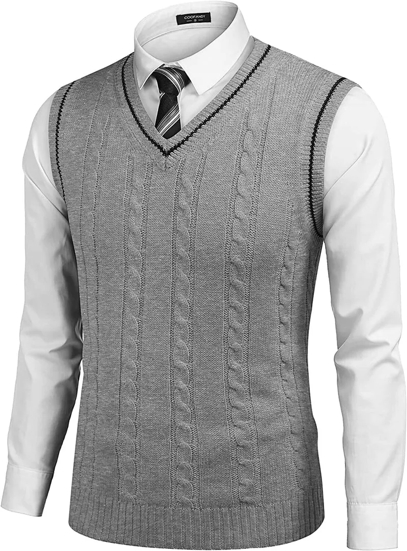 Stijlvolle Gebreide Pullover Vest - Zacht en Ademend