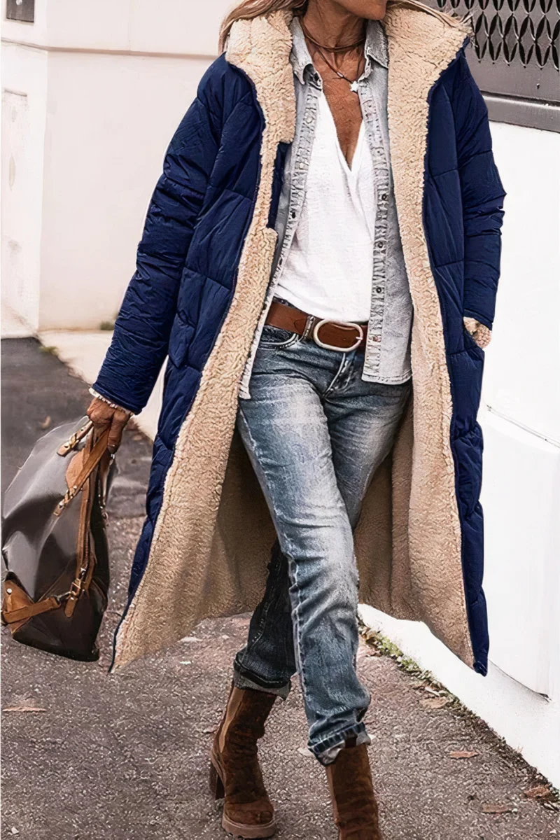Dubbelzijdige Winddichte Parka voor Dames - Stijl & Comfort