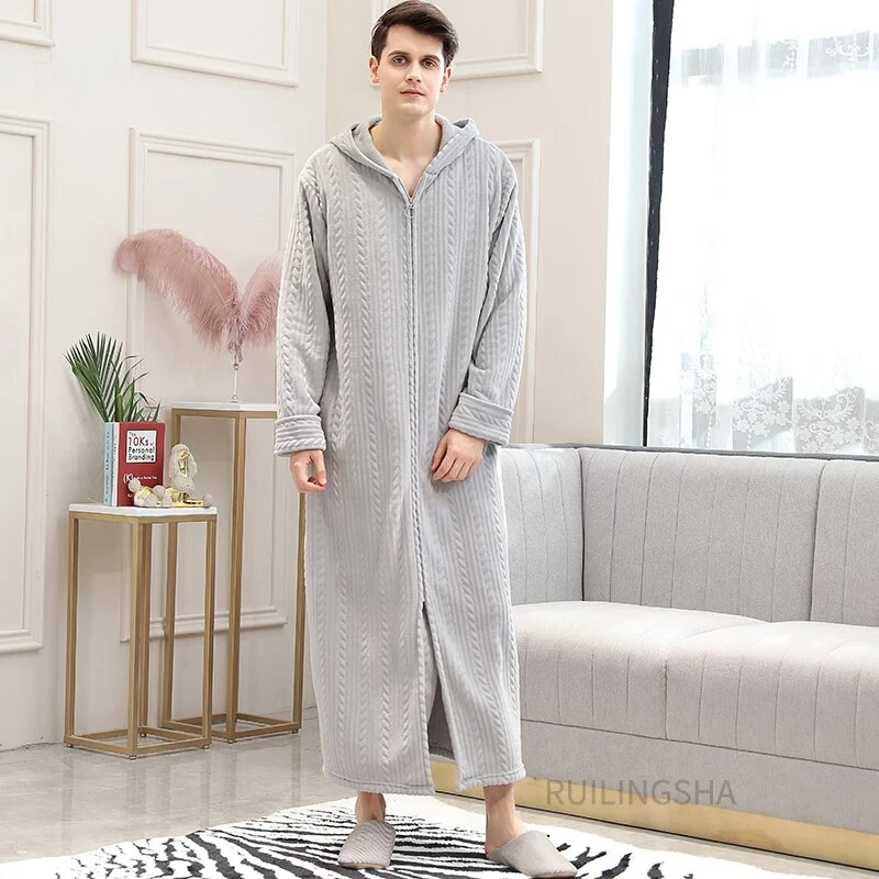 Thermo Badjas Met Rits - Warm & Comfortabel | Unisex Design