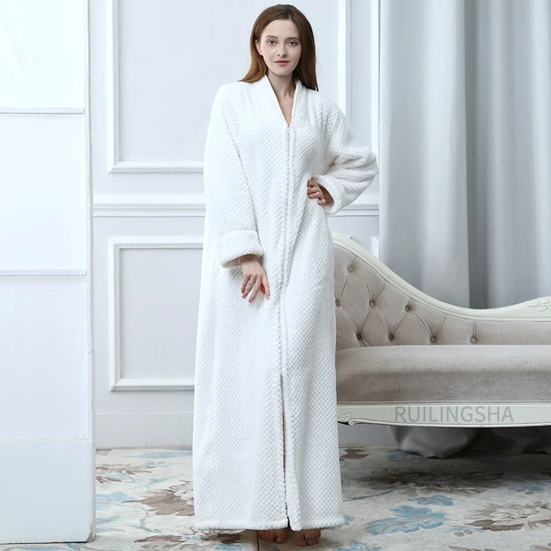 Thermo Badjas Met Rits - Warm & Comfortabel | Unisex Design