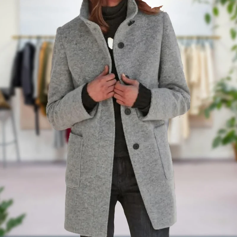 Stijlvolle Dames Herfstjas - Elegante & Comfortabele Warmte