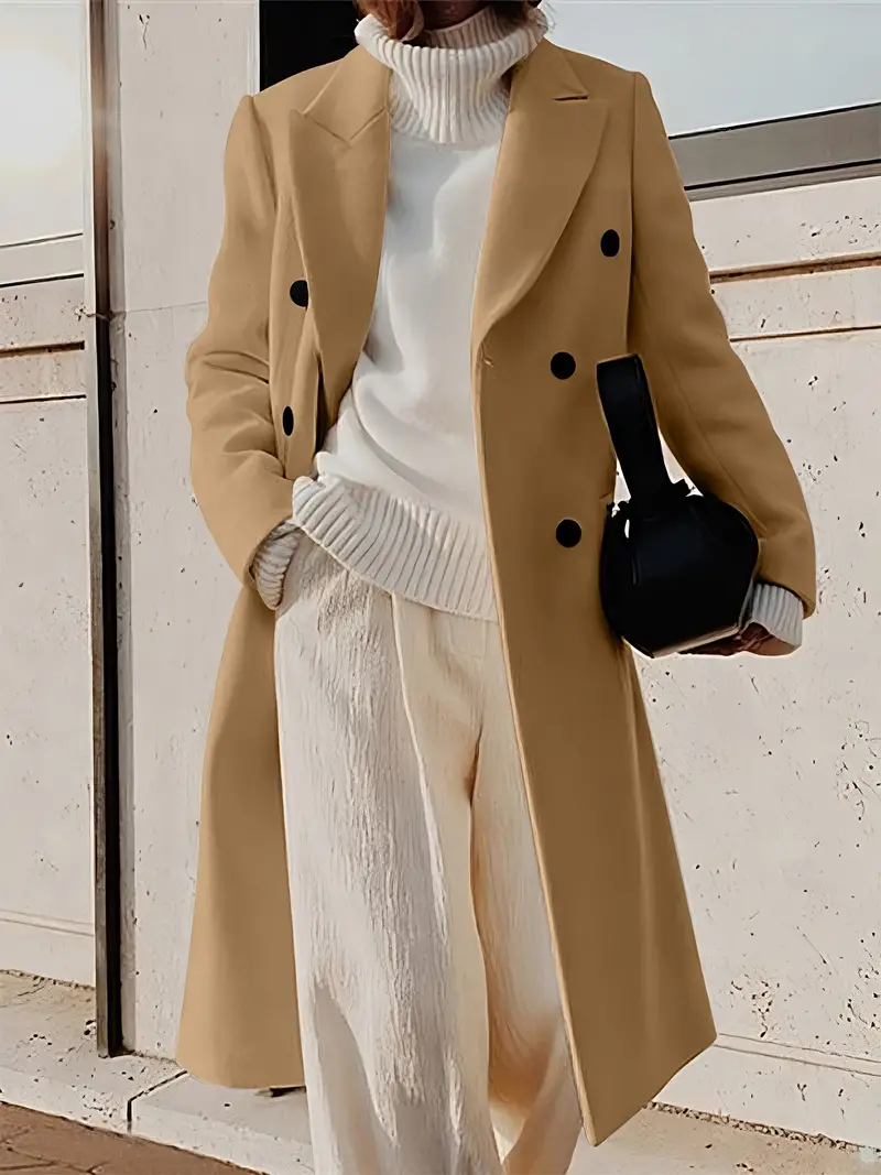Luxe Dames Trenchcoat | Lange Jas | Elegant & Tijdloos