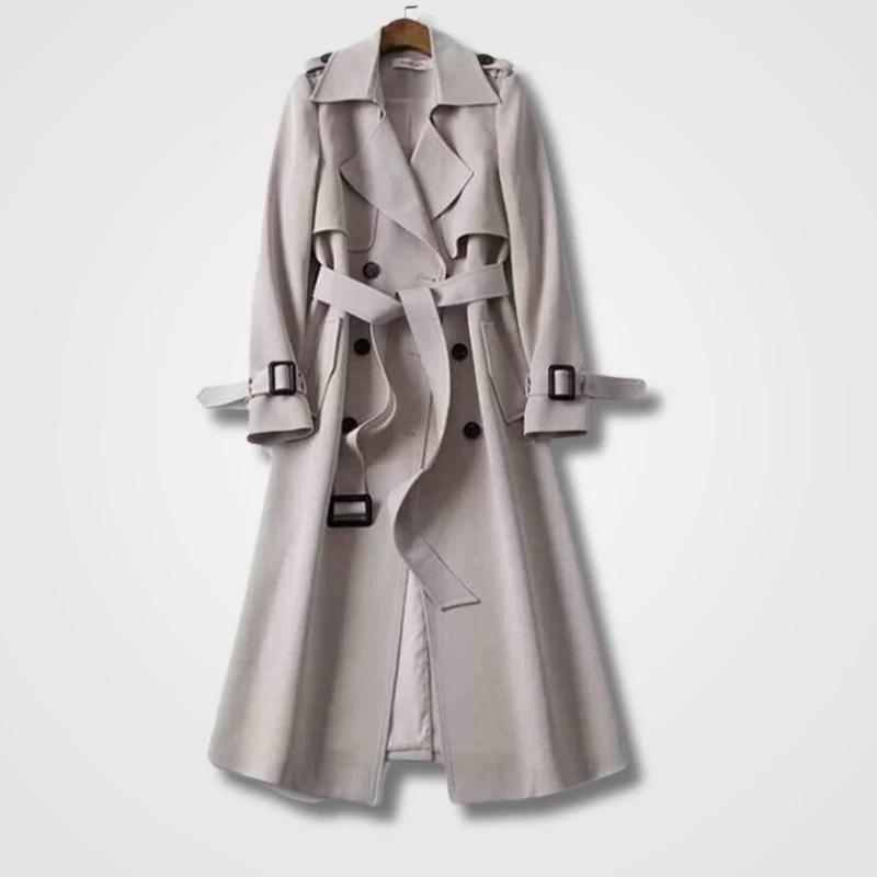 Lange Trenchcoat Dames | Elegant en Comfortabel | Diverse Kleuren