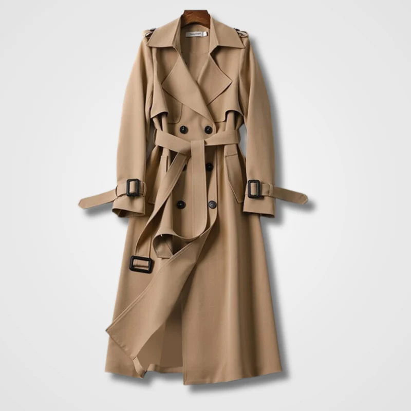 Lange Trenchcoat Dames | Elegant en Comfortabel | Diverse Kleuren