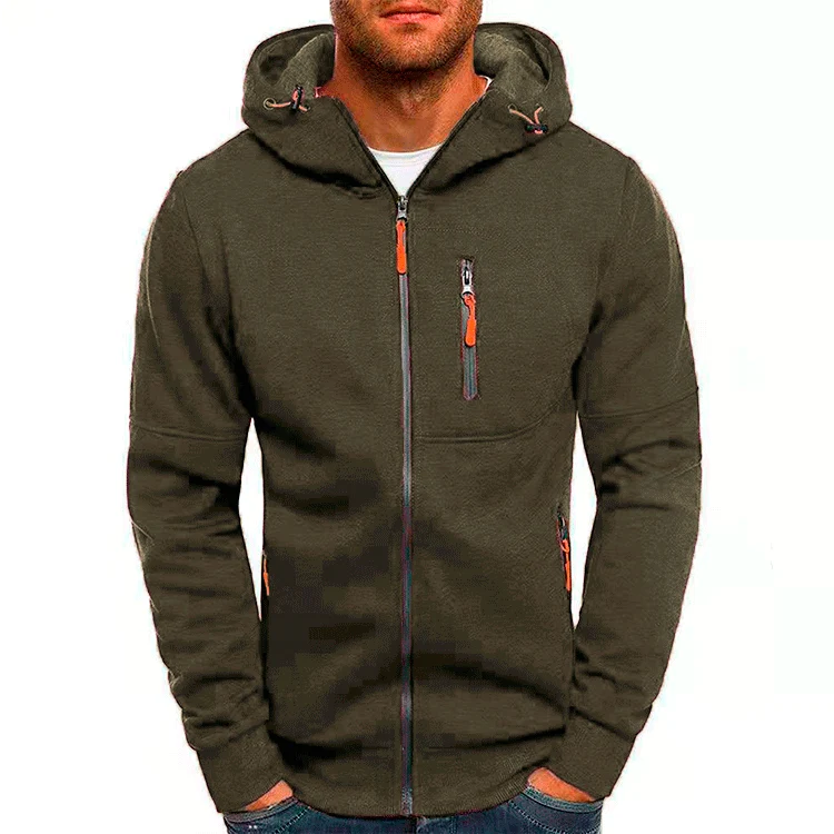 Heren Hoodie met Fleecevoering - Comfort en Stijl