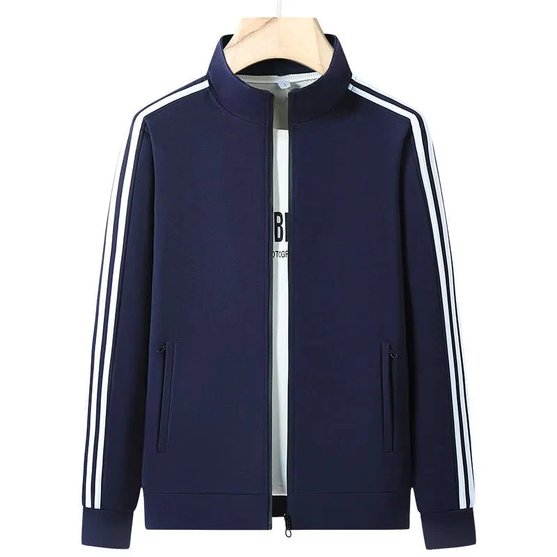 Slim fit sportkleding set voor heren met open vest/sweatshirt - Verkrijgbaar in maat L t/m 6XL