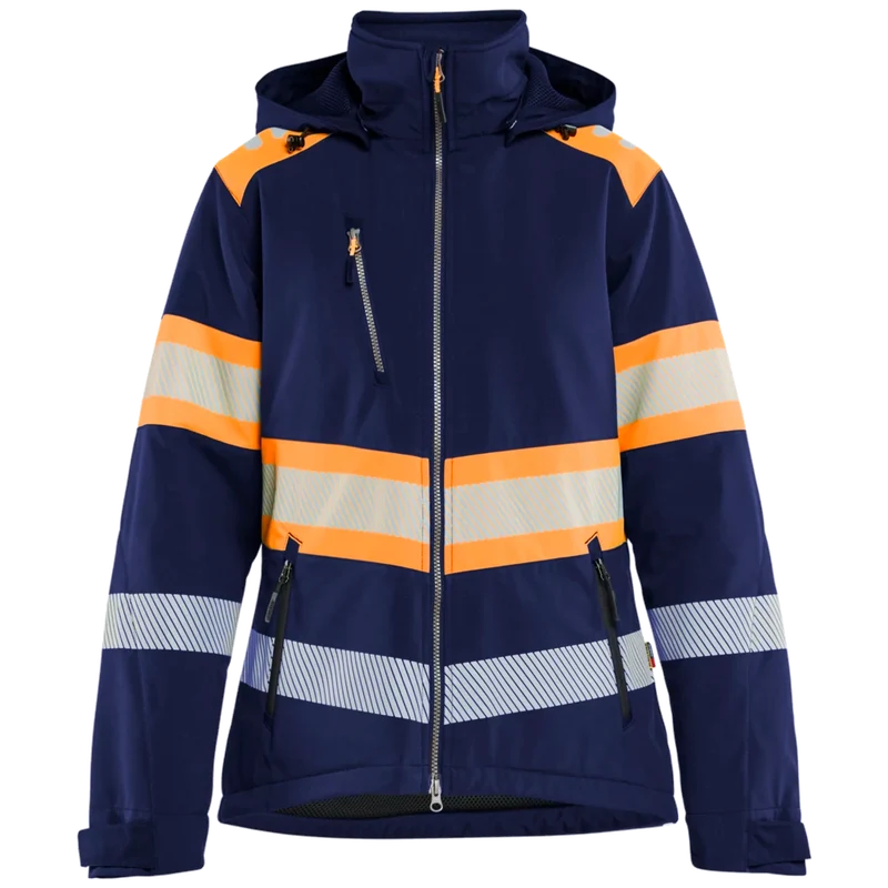 Blaklader Dames Lichtgewicht softshell jack gevoerd high vis 4406-2513