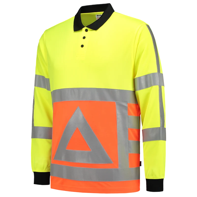 Poloshirt Verkeersregelaar Lange Mouw